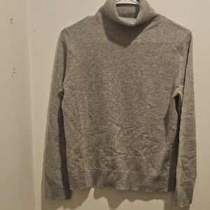 Lord & Taylor Women's Gray Turtleneck Sweater